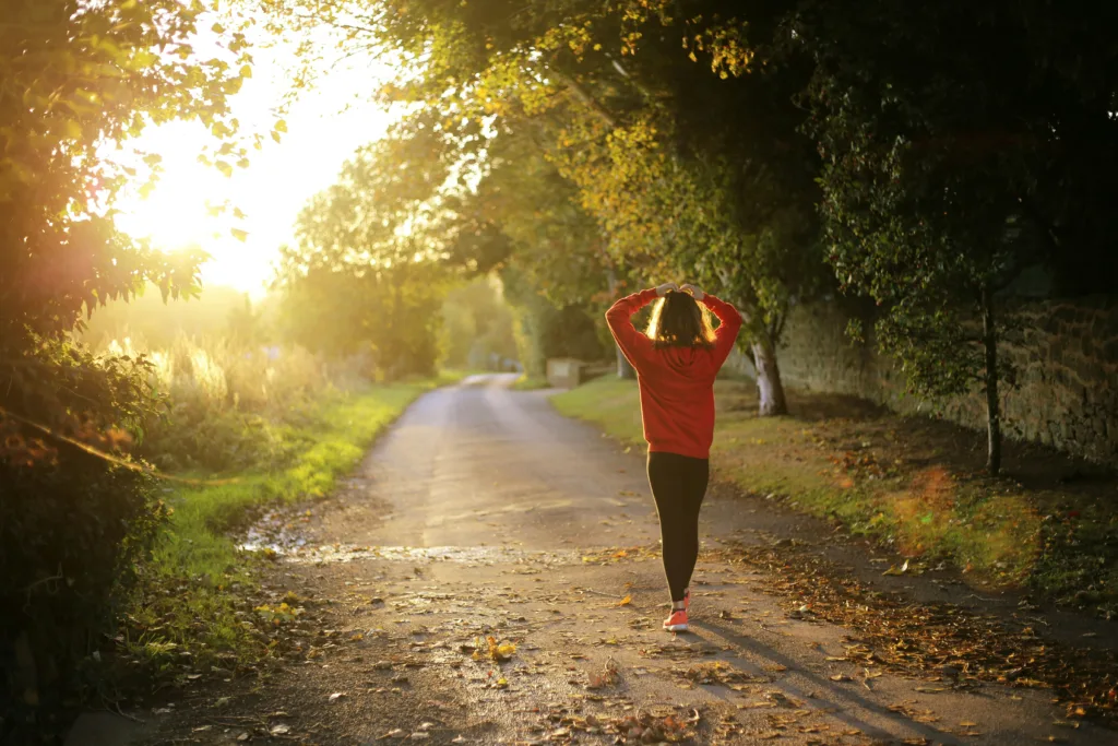 How To Lose Weight Quickly While Breastfeeding (Without Losing Your Milk Supply) 3 woman walking on a road in the sunshine